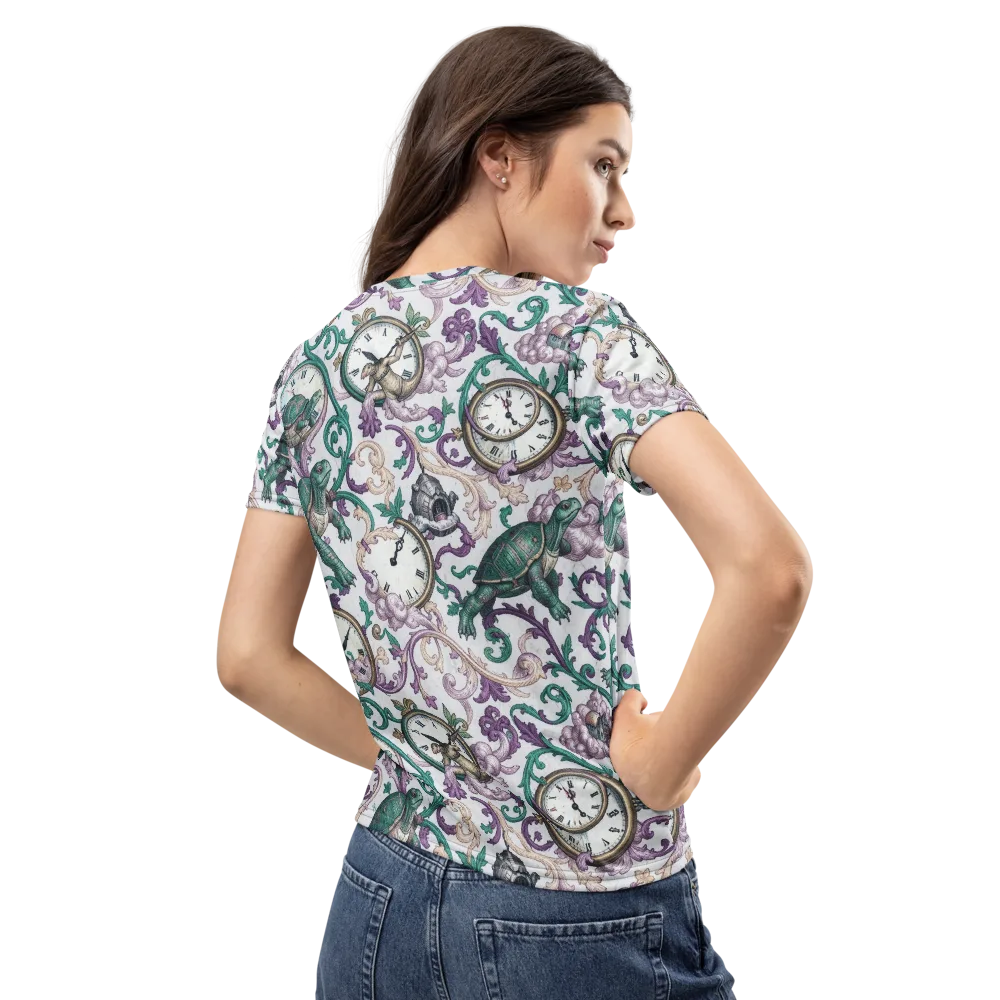 Chronicle Garden on Women's Crew Neck T-Shirt — Back