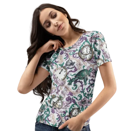 Chronicle Garden on a Women's Crew Neck T-Shirt