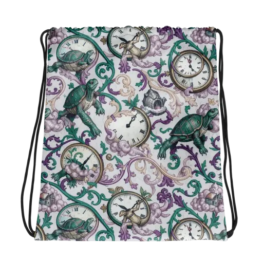 Chronicle Garden on a Drawstring Bag