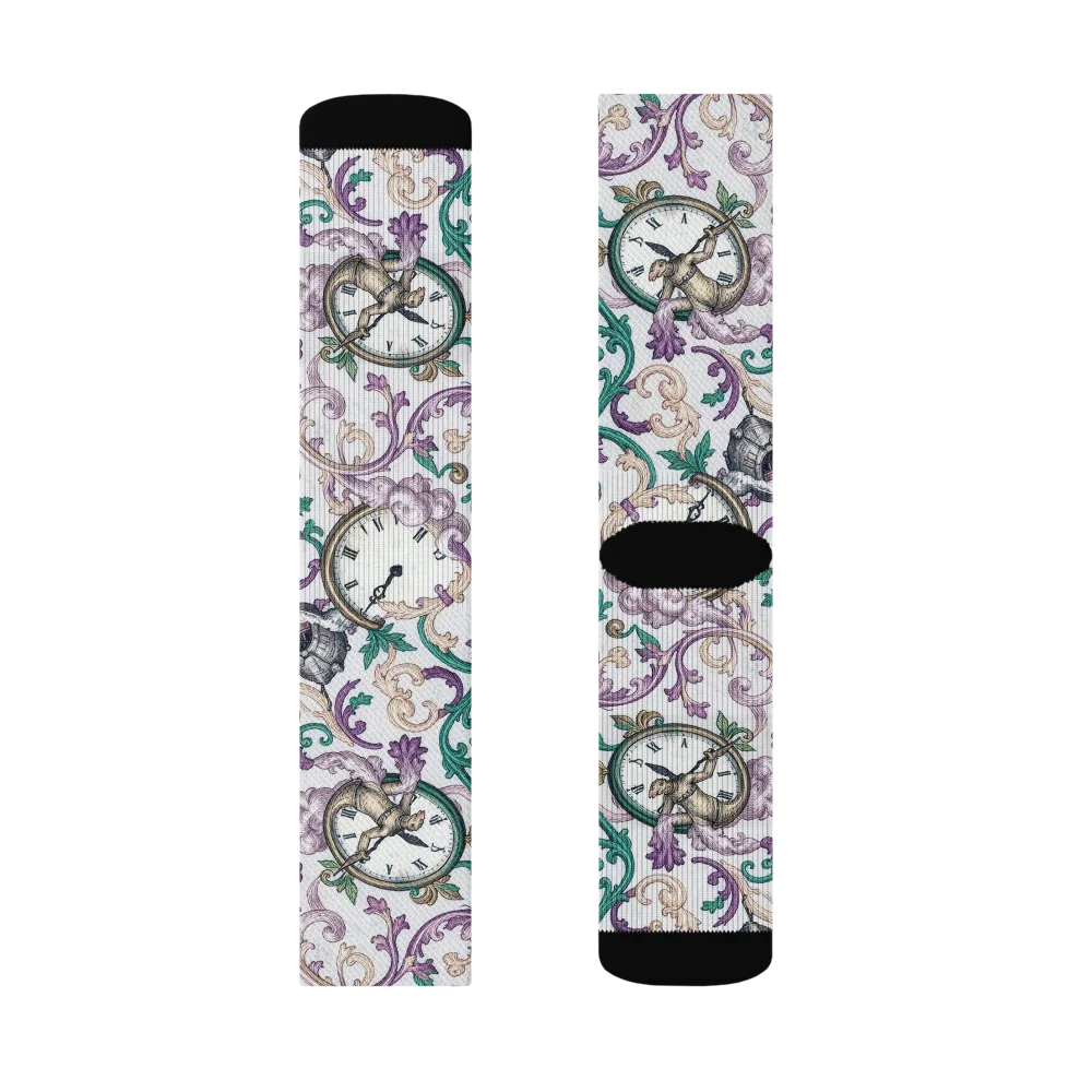 Chronicle Garden on Socks — Left Sock