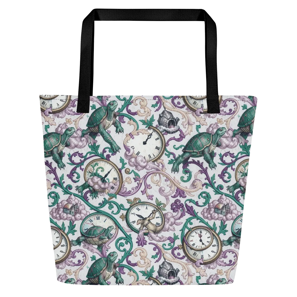 Chronicle Garden on Large Tote Bag W/ Pocket — Front