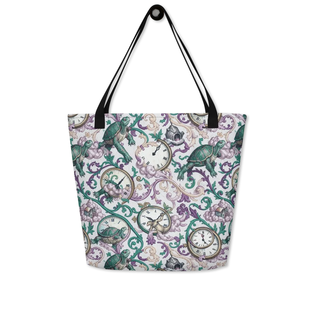 Chronicle Garden on Large Tote Bag W/ Pocket — Front