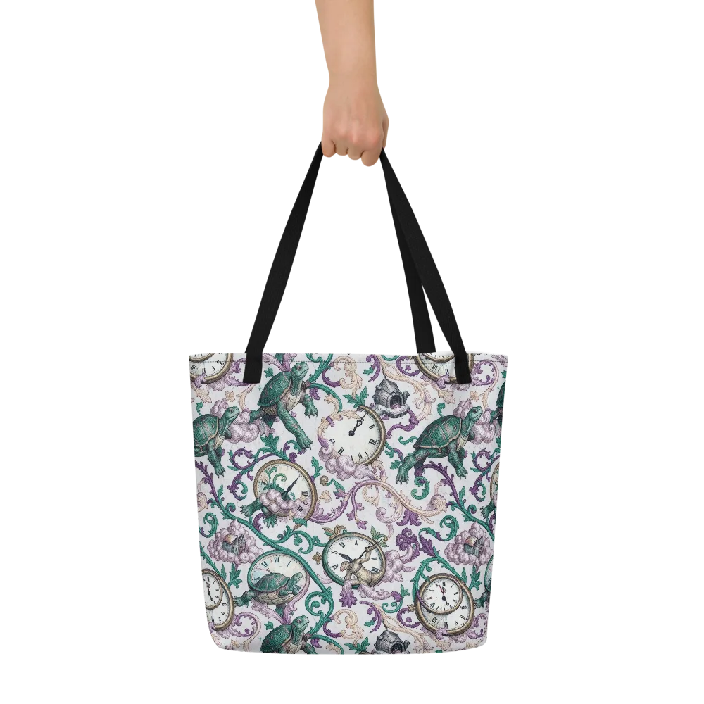 Chronicle Garden on Large Tote Bag W/ Pocket — Front