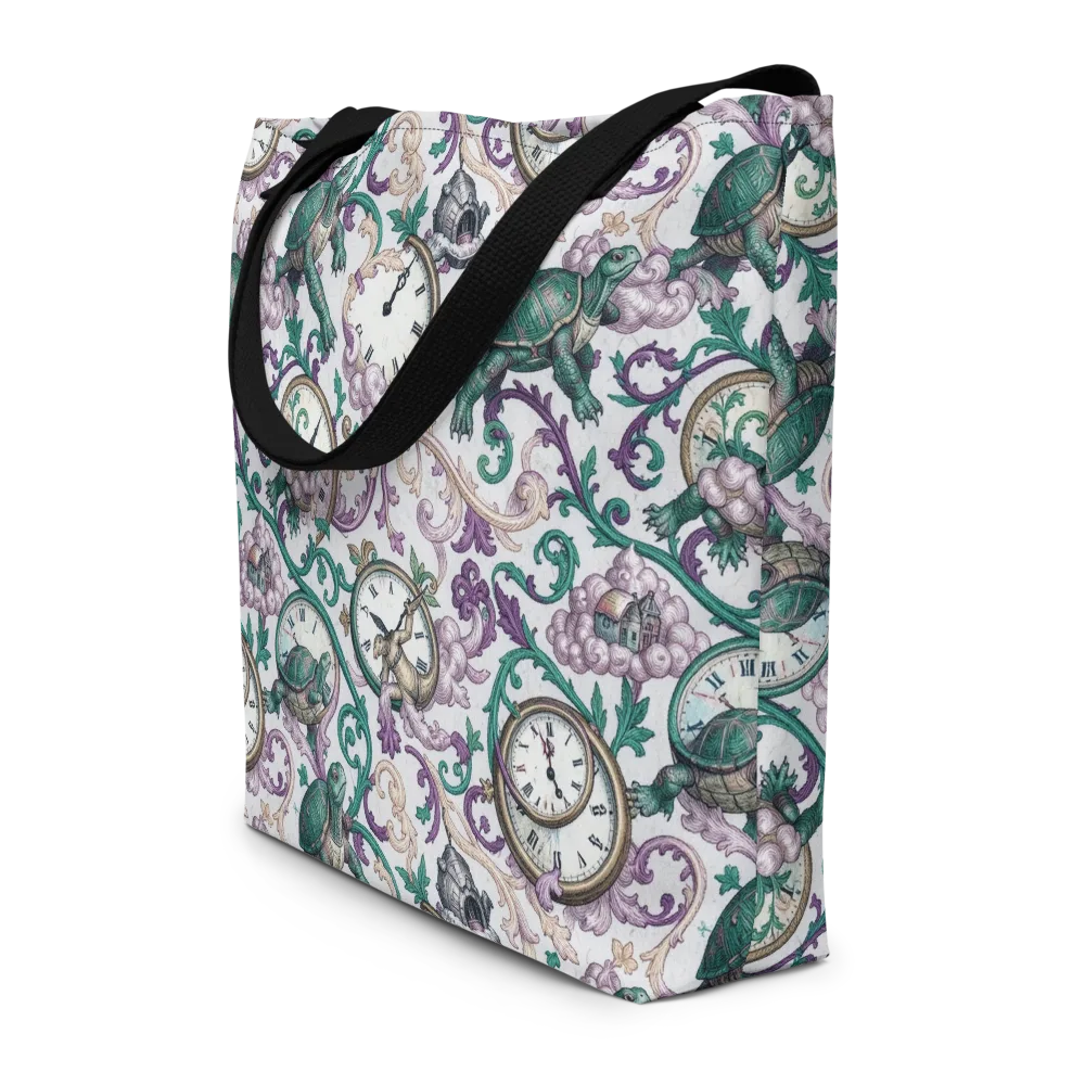 Chronicle Garden on Large Tote Bag W/ Pocket — Front