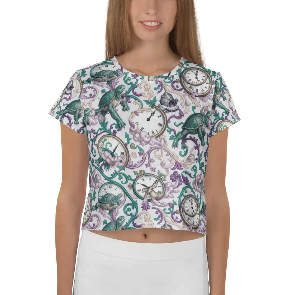 Chronicle Garden on Crop Tee — Front