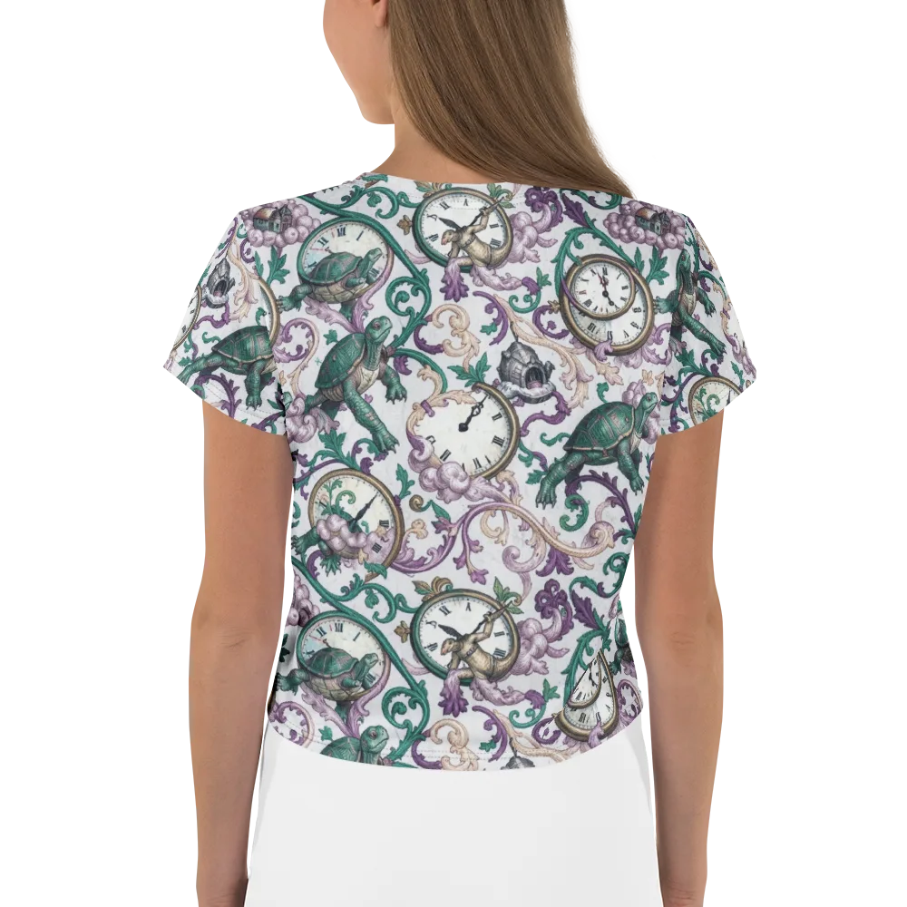 Chronicle Garden on Crop Tee — Back