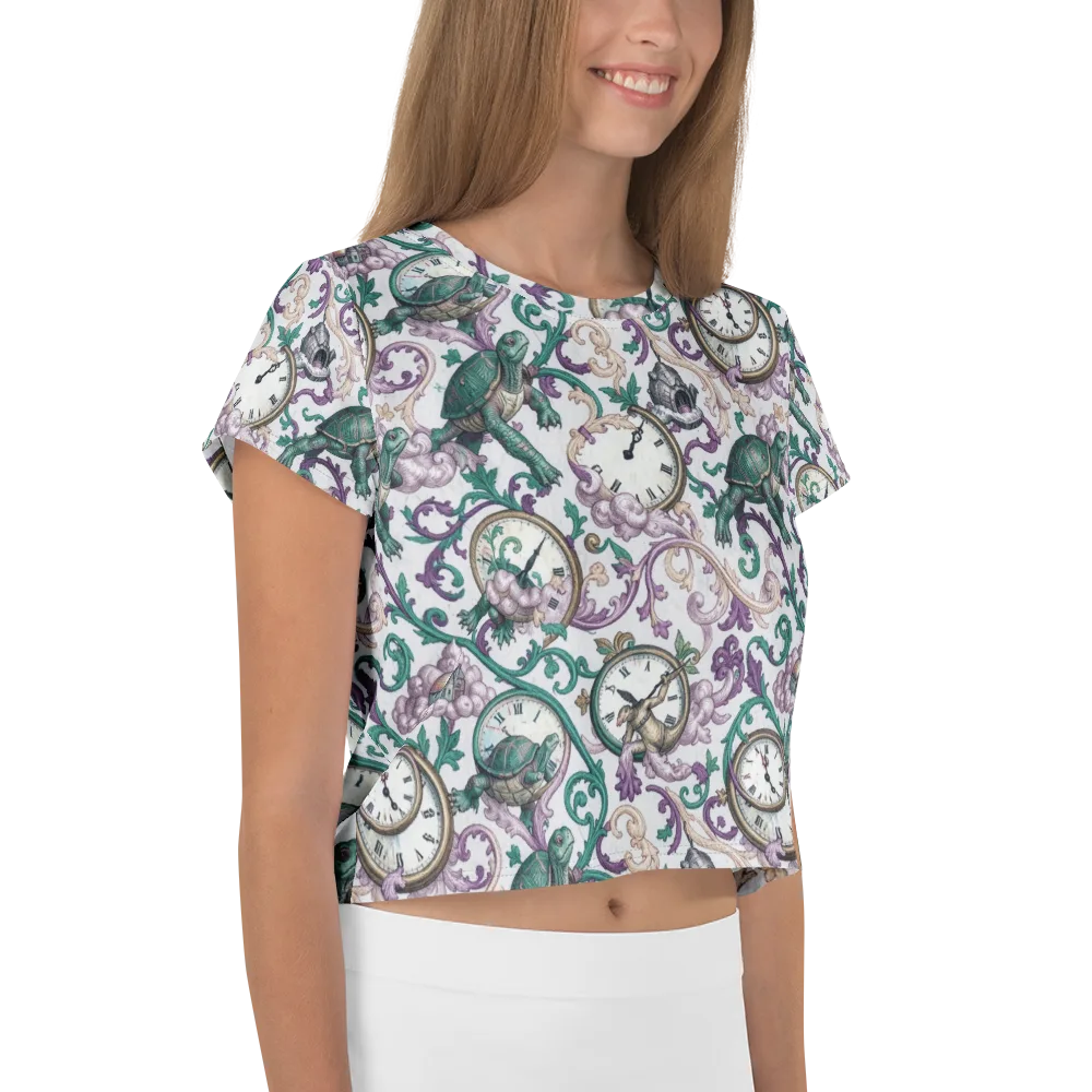 Chronicle Garden on Crop Tee — Right