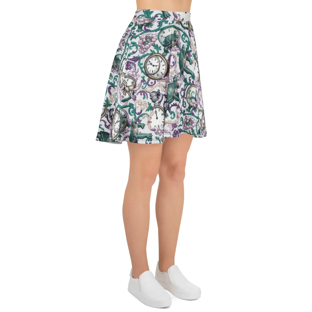 Chronicle Garden on Skater Skirt — Right