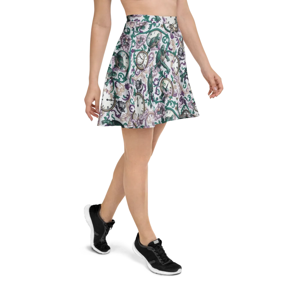 Chronicle Garden on Skater Skirt — Right