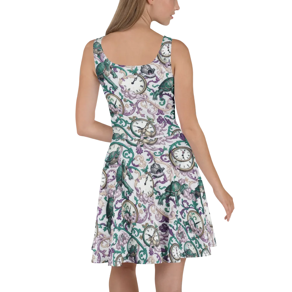 Chronicle Garden on Skater Dress — Back