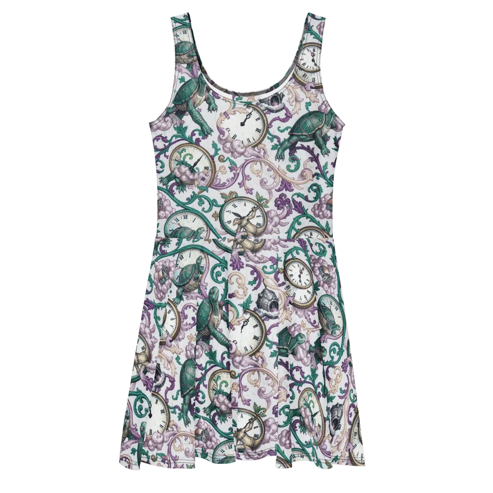 Chronicle Garden on Skater Dress — Front