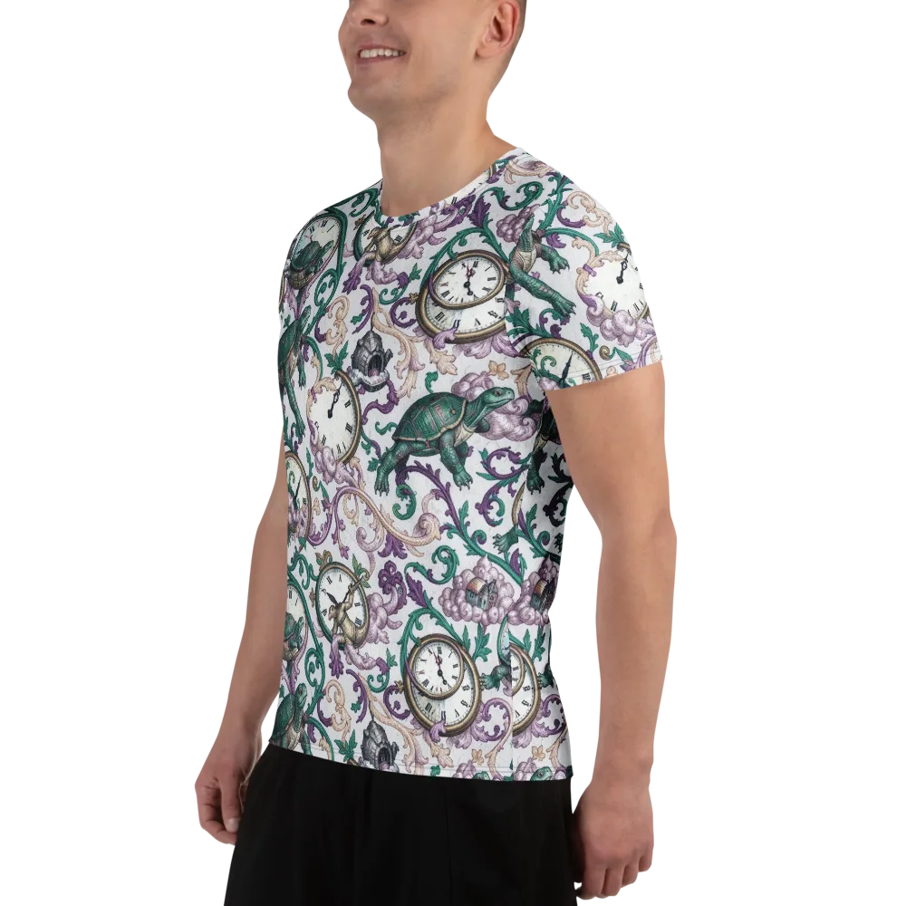 Chronicle Garden on Men's Athletic T-Shirt — Left