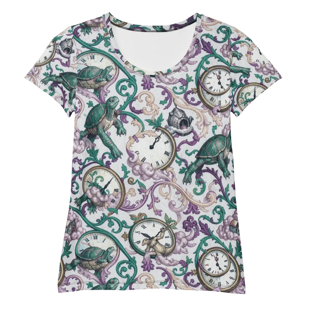 Chronicle Garden on Women's Athletic T-Shirt — Front