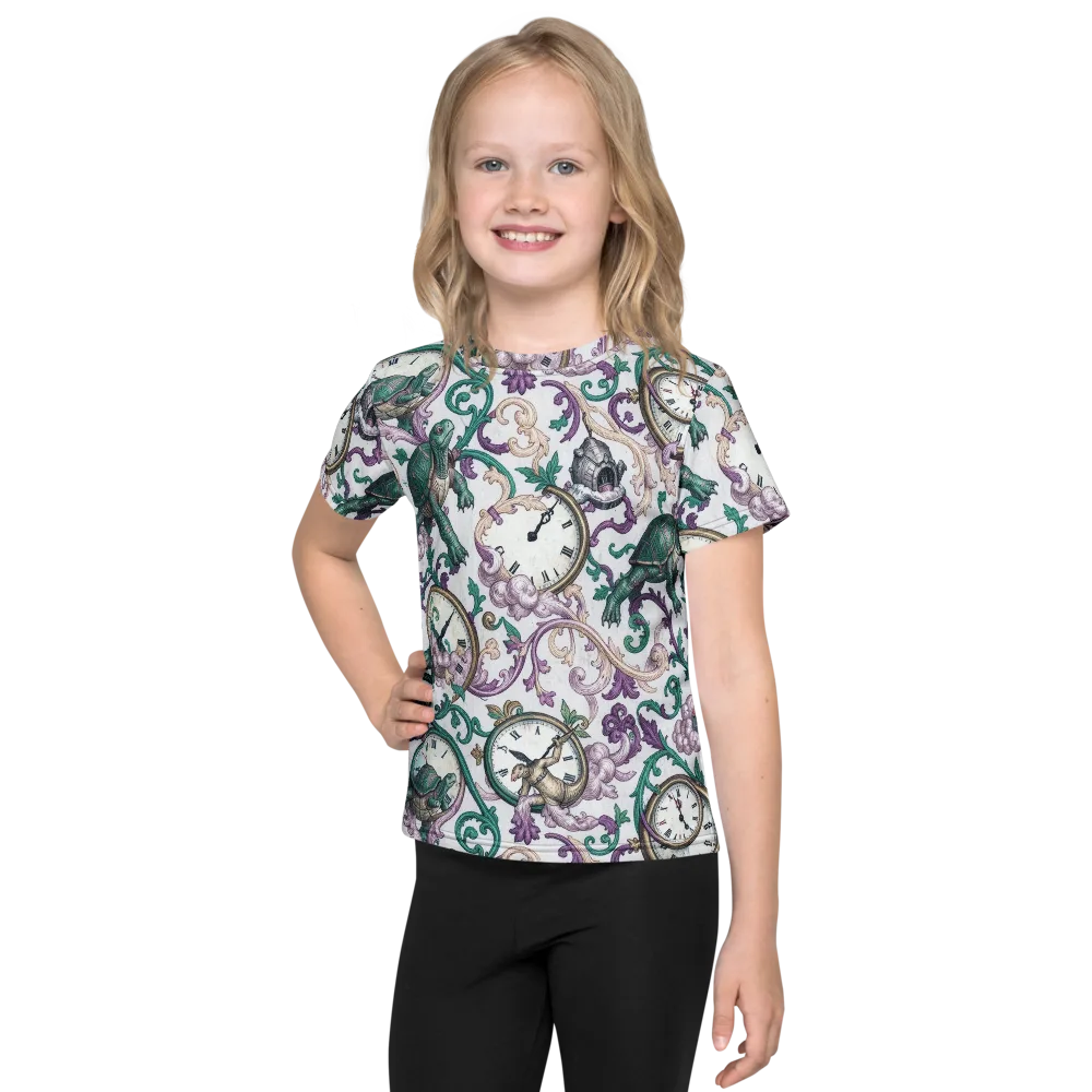 Chronicle Garden on Kids Crew Neck T-Shirt — Front