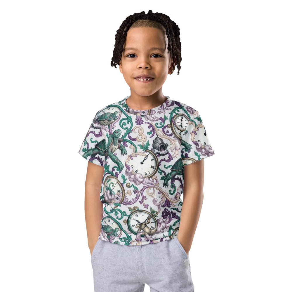 Chronicle Garden on Kids Crew Neck T-Shirt — Front