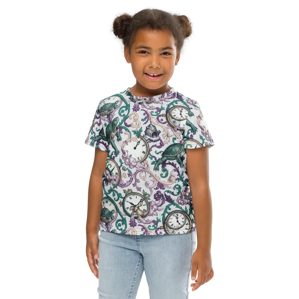 Chronicle Garden on Kids Crew Neck T-Shirt — Front