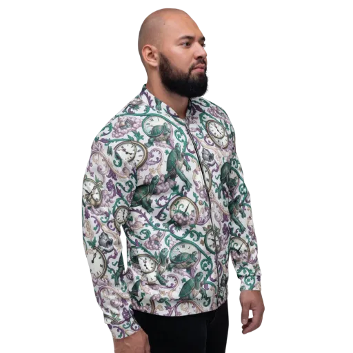 Chronicle Garden on a Bomber Jacket