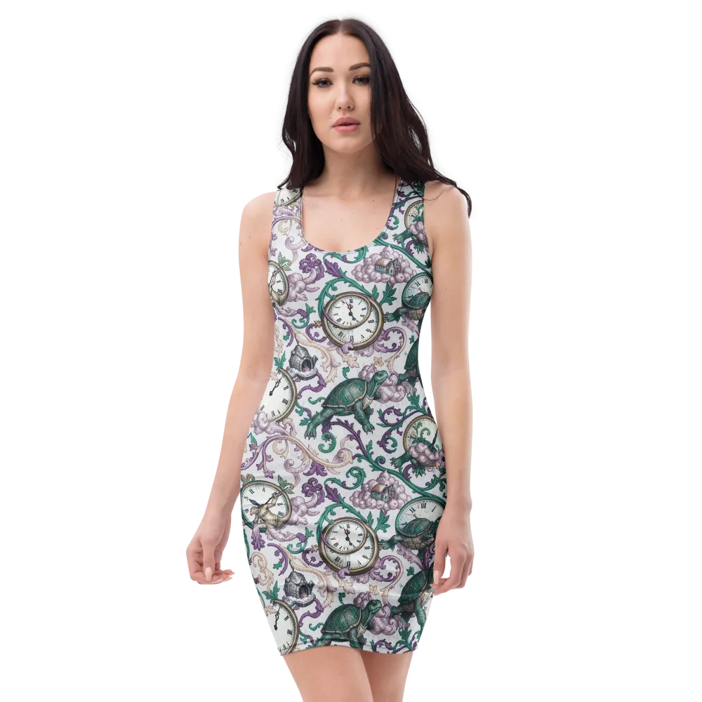 Chronicle Garden on Bodycon Dress — Front
