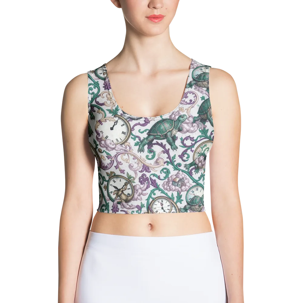 Chronicle Garden on Crop Top — Front