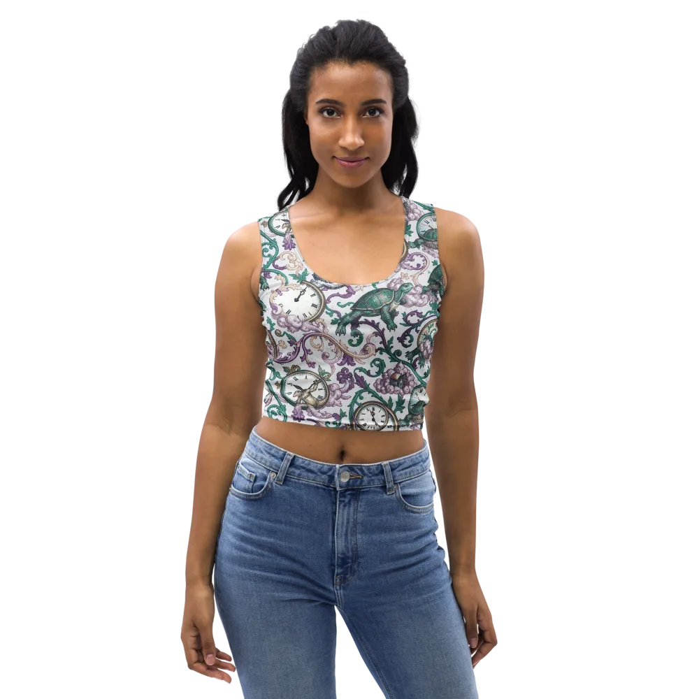 Chronicle Garden on Crop Top — Front