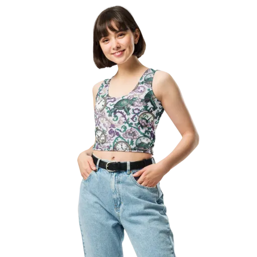 Chronicle Garden on a Crop Top