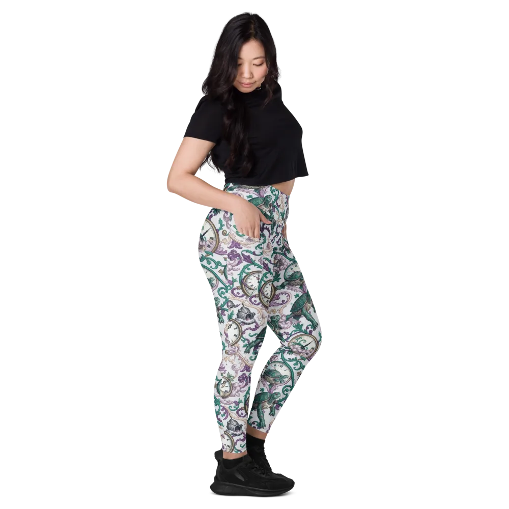 Chronicle Garden on Leggings with Pockets — Right