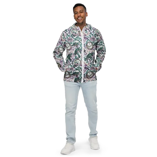 Chronicle Garden on a Men's Windbreaker