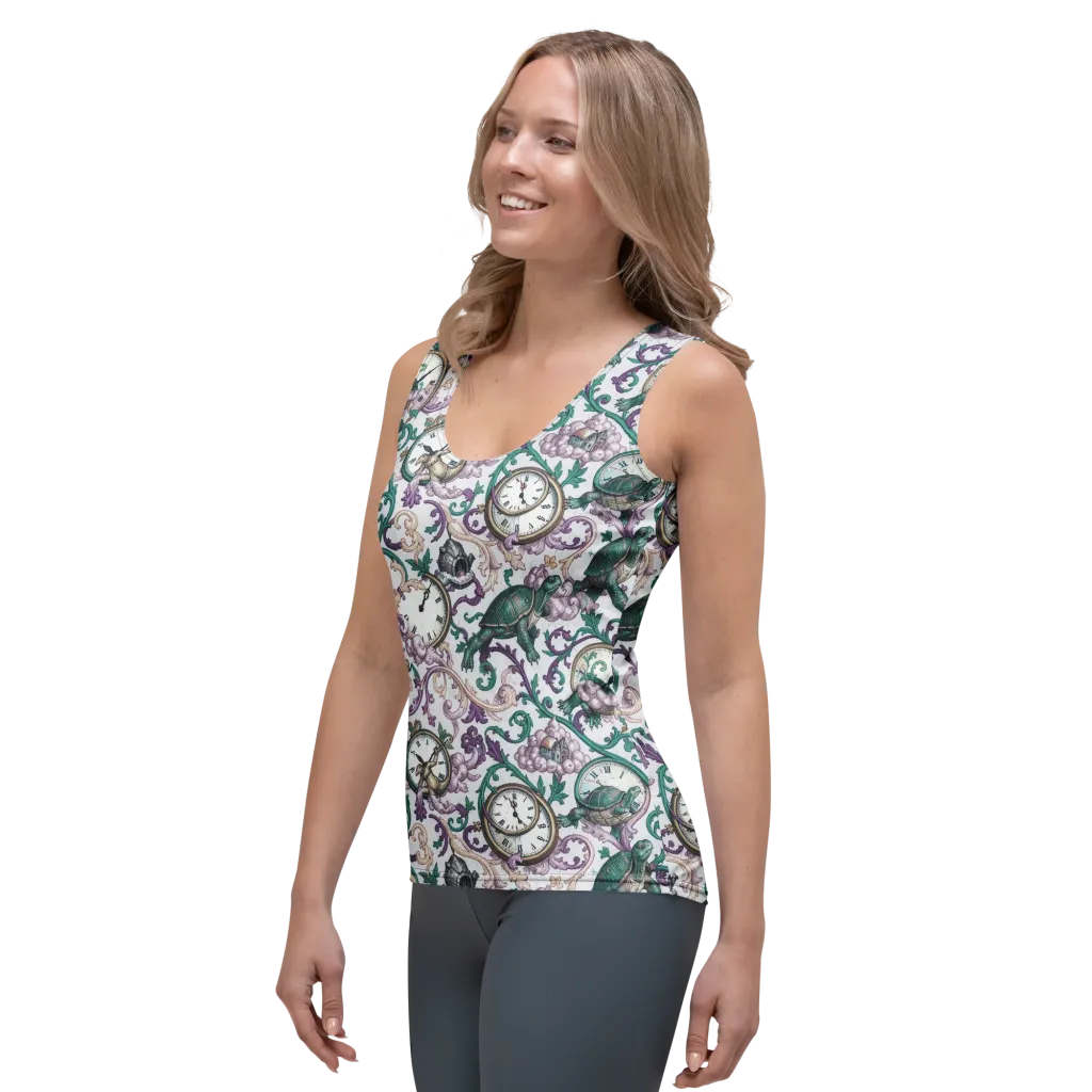 Chronicle Garden on Women's Tank Top — Left Front