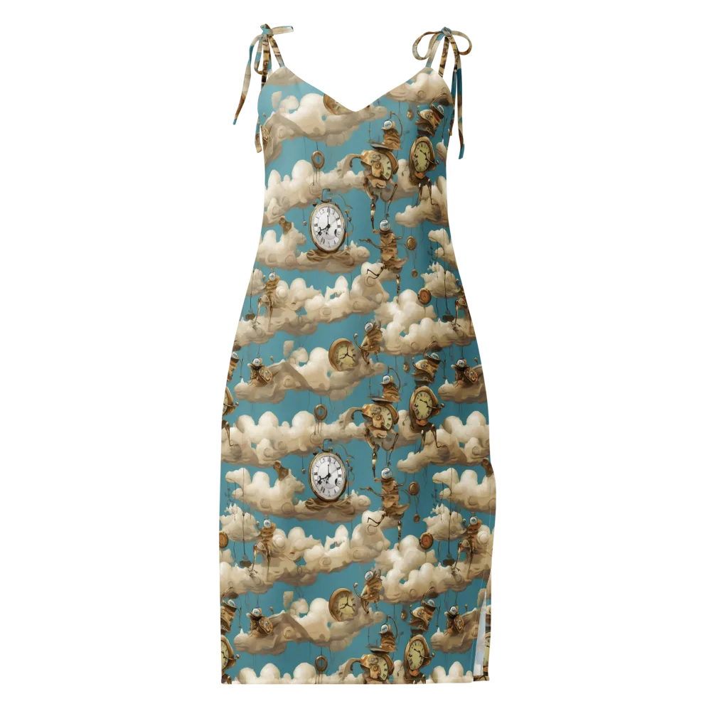 Cloudwork Clockwork on Slip Dress — Front