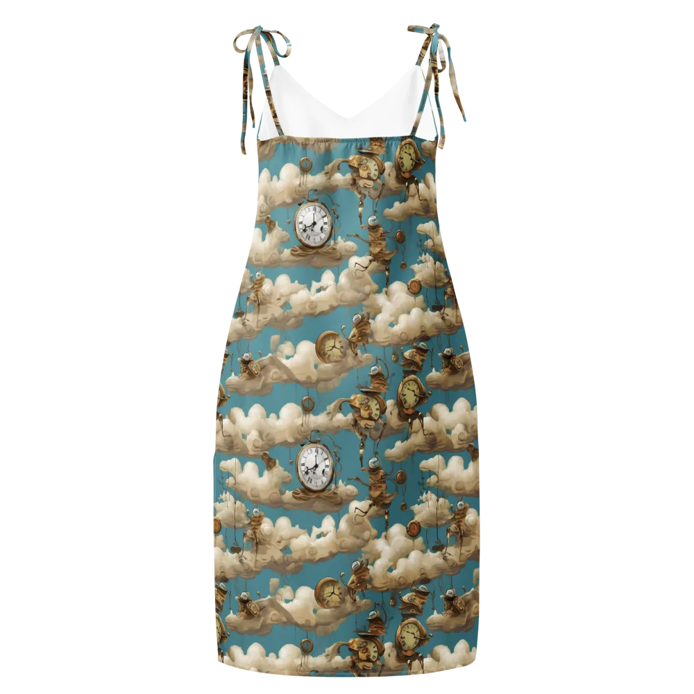 Cloudwork Clockwork on Slip Dress — Back