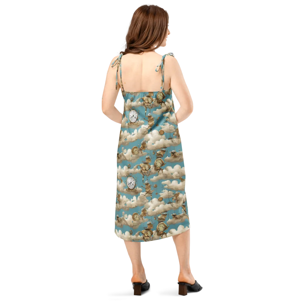 Cloudwork Clockwork on Slip Dress — Back