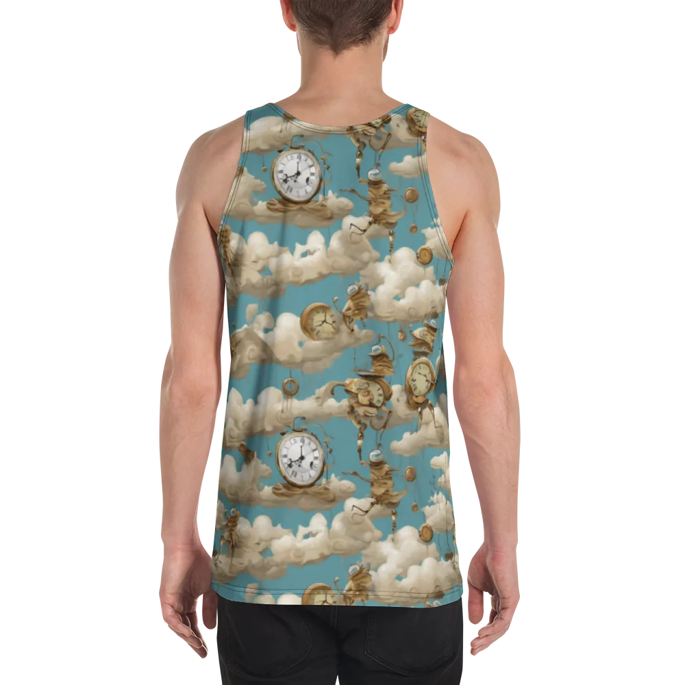 Cloudwork Clockwork on Men's Tank Top — Back