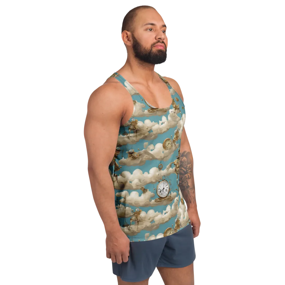Cloudwork Clockwork on Men's Tank Top — Right Front