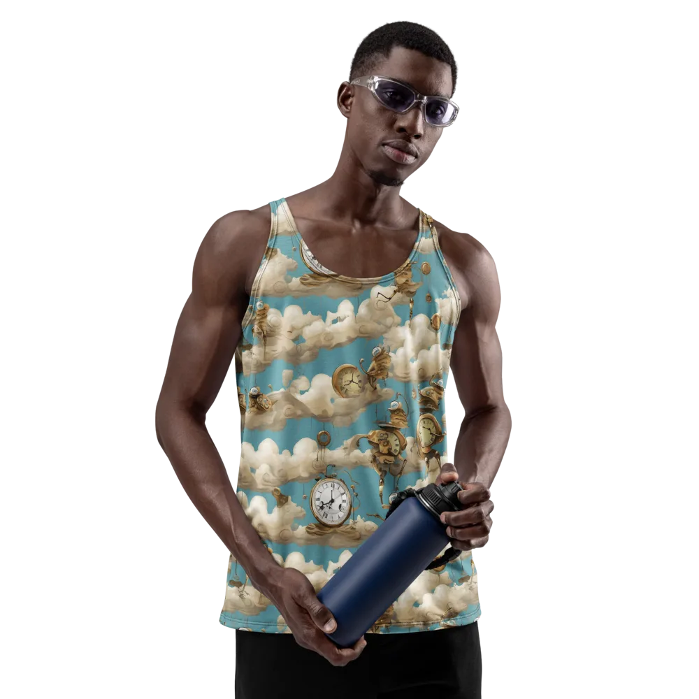 Cloudwork Clockwork on Men's Tank Top — Front