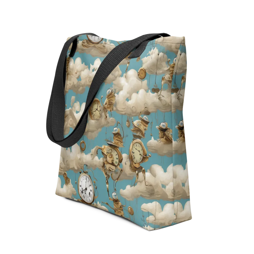 Cloudwork Clockwork on Tote Bag — Front