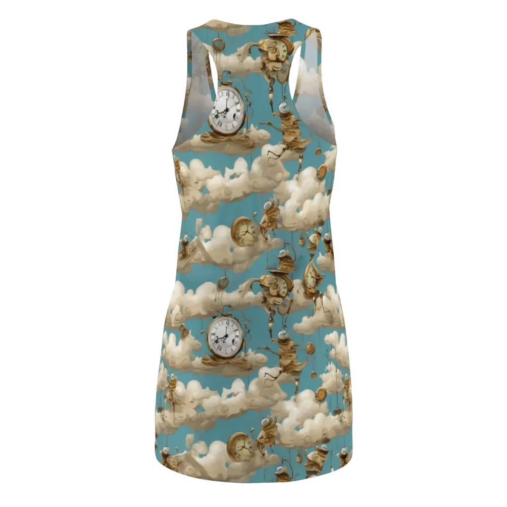 Cloudwork Clockwork on Racerback Dress — Back
