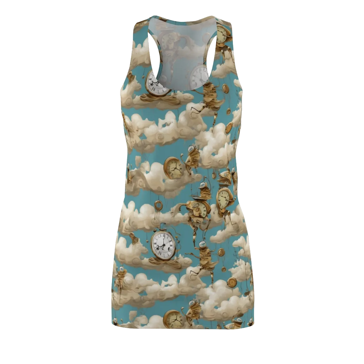 Cloudwork Clockwork on Racerback Dress — Front