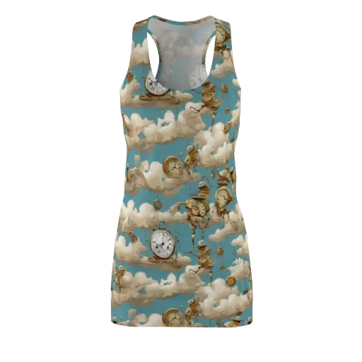 Cloudwork Clockwork on a Racerback Dress