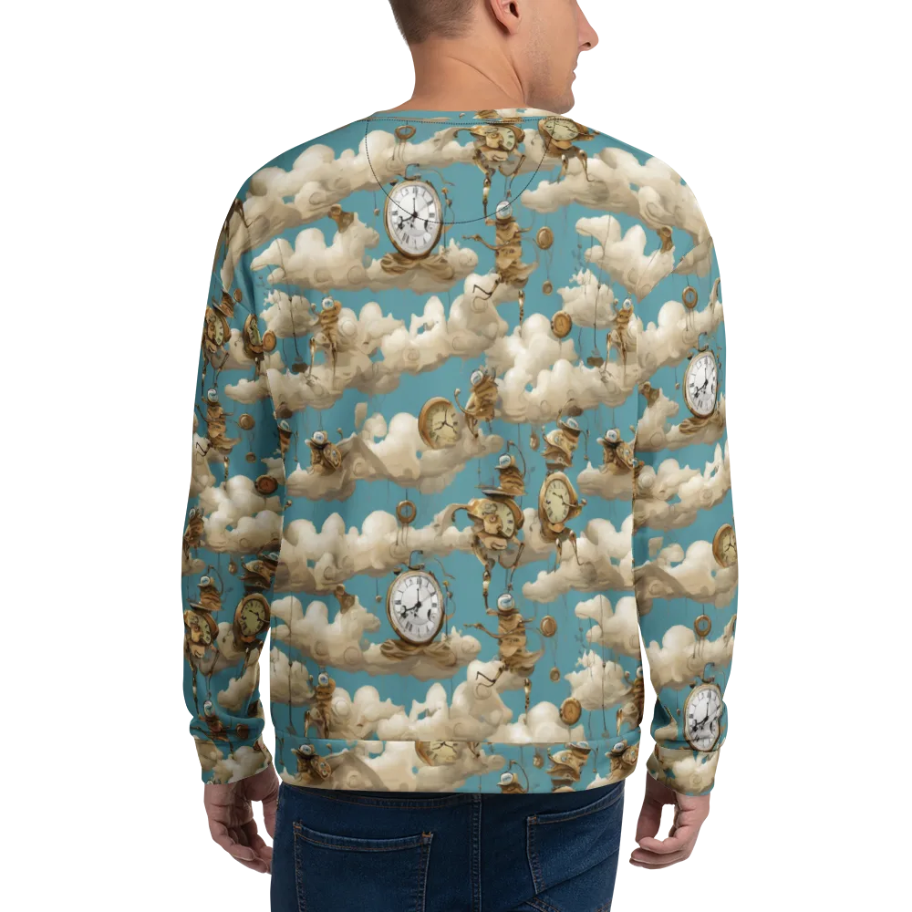 Cloudwork Clockwork on Sweatshirt — Back