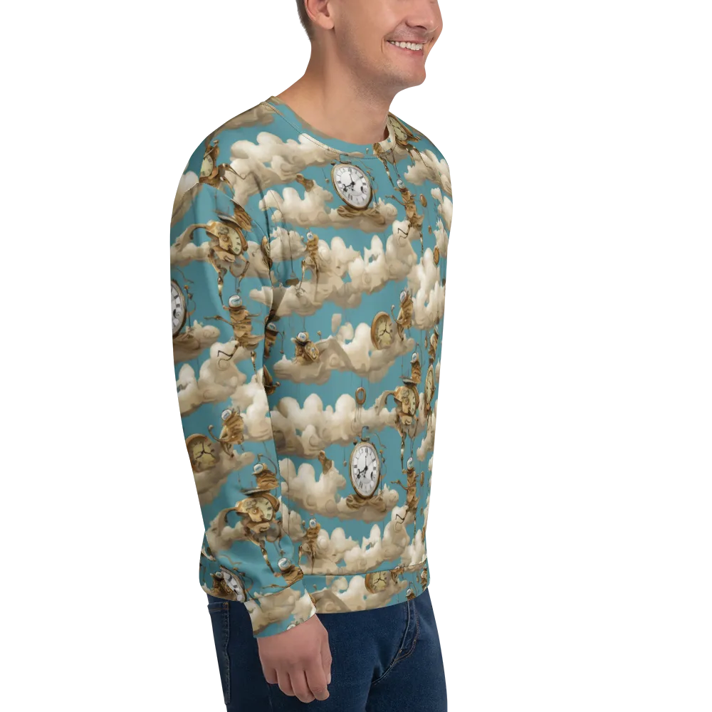 Cloudwork Clockwork on Sweatshirt — Right Front