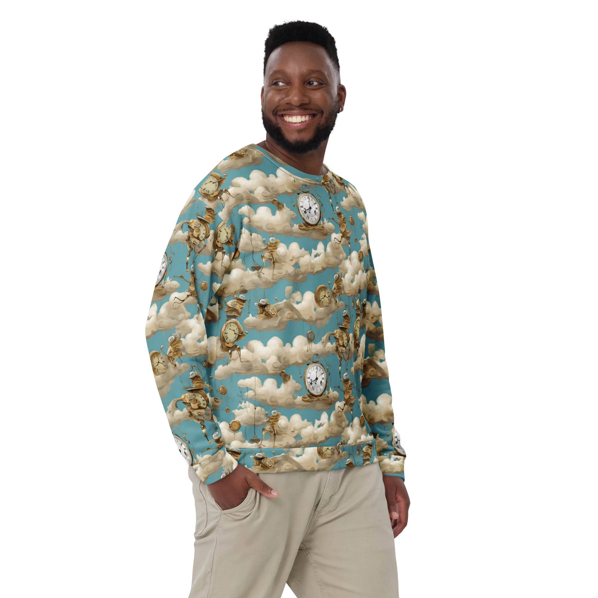 Cloudwork Clockwork on Sweatshirt — Front