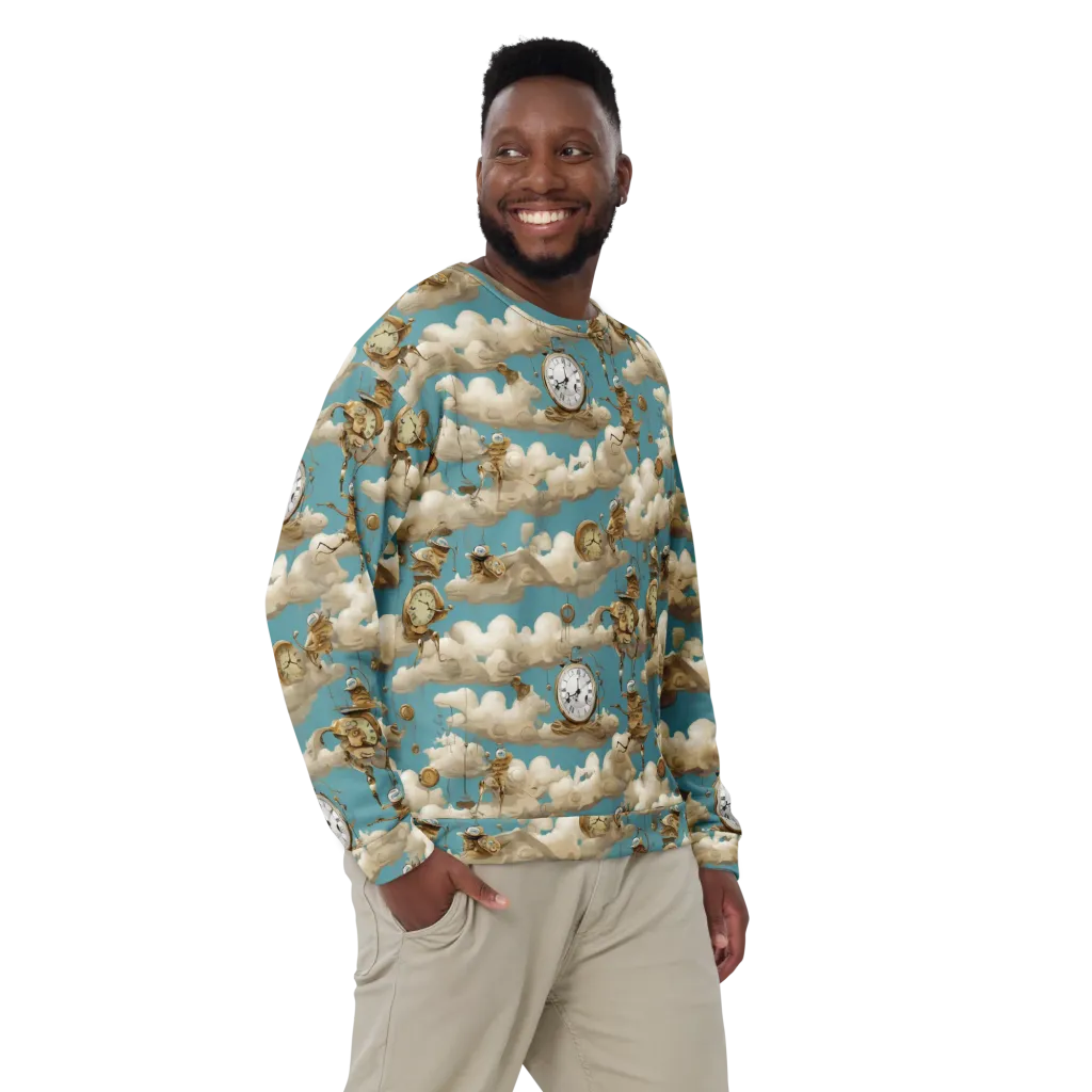 Cloudwork Clockwork on Sweatshirt — Front