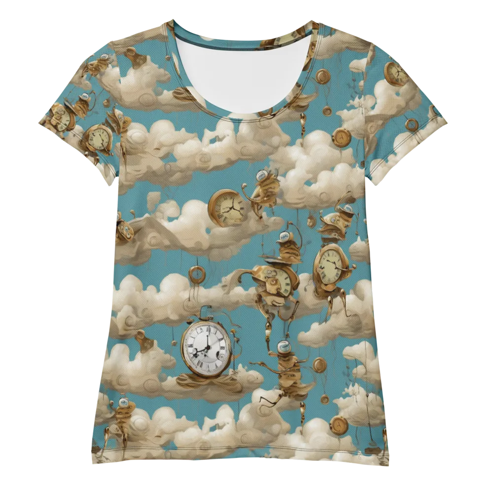 Cloudwork Clockwork on Women's Athletic T-Shirt — Front