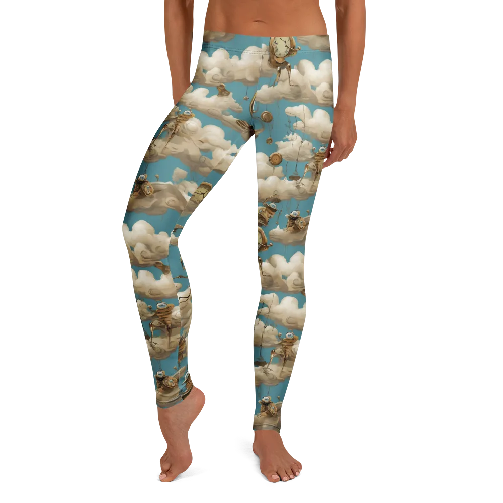 Cloudwork Clockwork on Leggings — Front