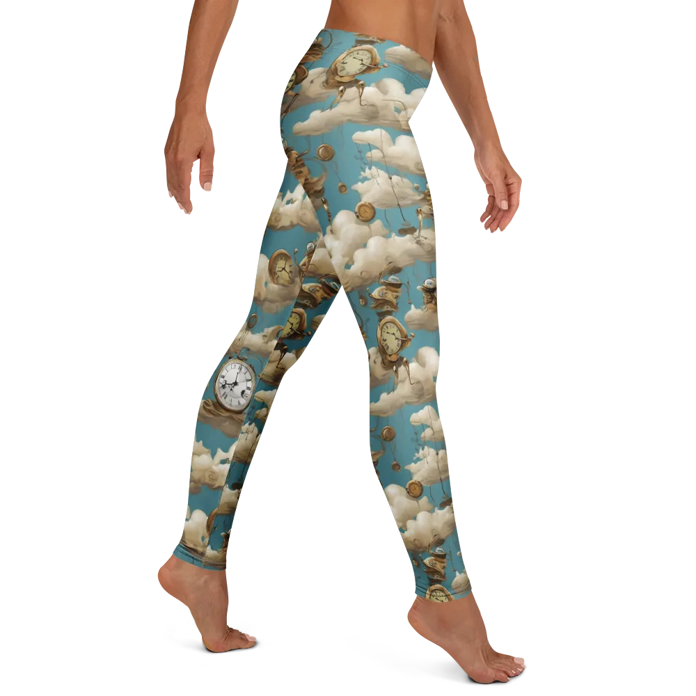Cloudwork Clockwork on Leggings — Right
