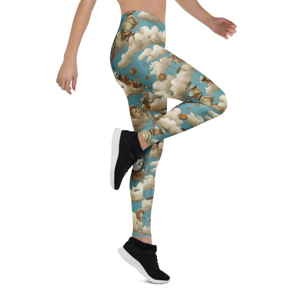 Cloudwork Clockwork on Leggings — Right