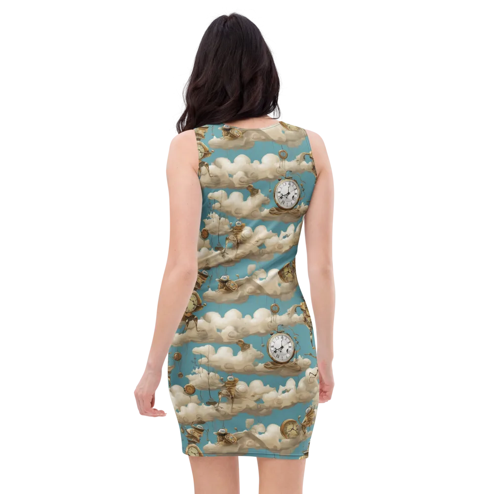 Cloudwork Clockwork on Bodycon Dress — Back