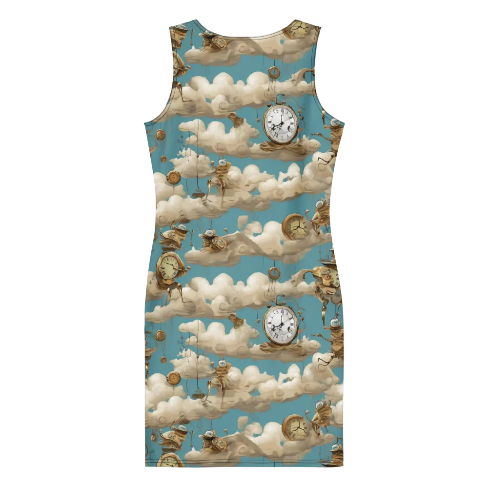 Cloudwork Clockwork on Bodycon Dress — Back