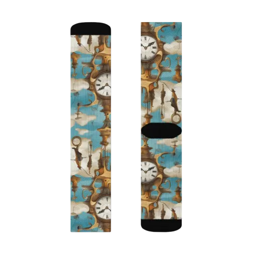 Clockwork Cloudscape on a Socks