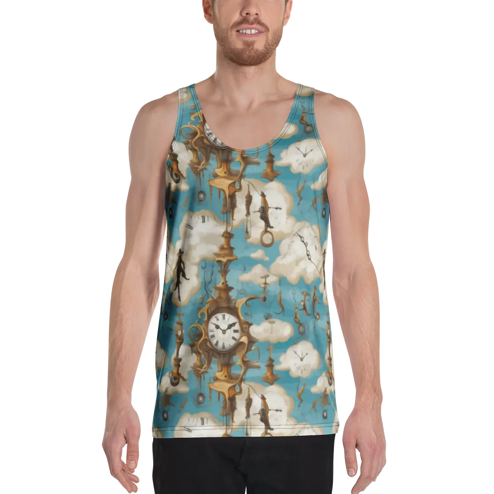 Clockwork Cloudscape on Men's Tank Top — Front